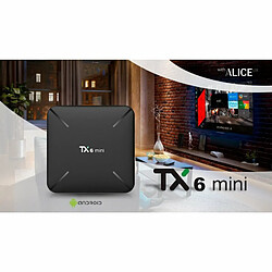 Tx6 Mini Tv Box Noir 2G 16Gb - Prise Ue pas cher