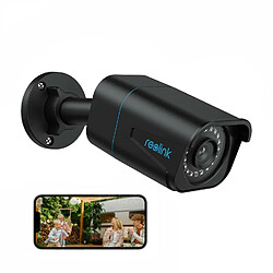 Reolink 8MP Caméra Surveillance Extérieure PoE, Détection Personne/Véhicule, Vision Nocturne 30m, Support Audio, Etanche IP66, Time Lapse,Noir 