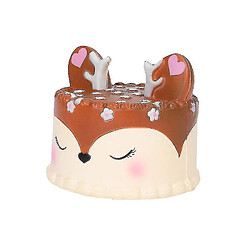 Universal Adorable cerf géant, gâteau, parfum de nourriture, chat et hamburger lent litre (12CM-200006153)