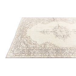 Vidal Tapis de laine 257x155 beige Ultra Vintage pas cher