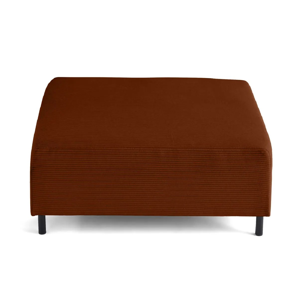 Lisa Design Edinburg - pouf modulable - en velours côtelé