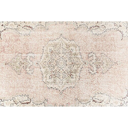 Avis Vidal Tapis de laine 262x160 rose Ultra Vintage