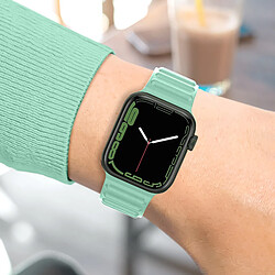 Acheter Avizar Bracelet pour Apple Watch 41mm / 40mm / 38 mm Silicone Ajustable Turquoise