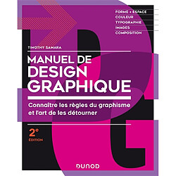 Manuel de design graphique : connaître les règles du graphisme et l'art de les détourner - Occasion