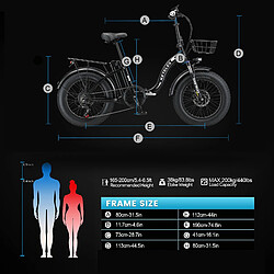 Acheter Vélo Électrique KETELES KF9 : Puissance 1000W, Batterie 864Wh Autonomie 60KM