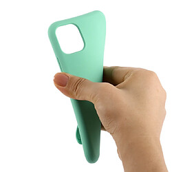 Acheter Wewoo Coque Souple Pour iPhone 11 antichoc en silicone liquide bleu vert