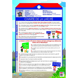 Ac-Deco Poster pédagogique - Laïcité - 52 x 76 cm