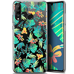 Caseink Coque Pour Huawei P30 Lite (6.2 ) [Gel HD Collection Spring Design Tropical - Souple - Ultra Fin - Imprimé en France]