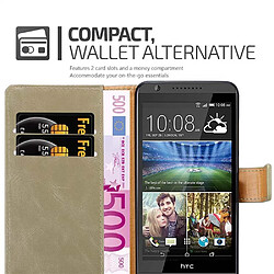 Cadorabo Coque HTC Desire 820 Etui en Marron pas cher