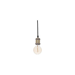 Atmosphera, Createur D'Interieur Suspension ampoule en métal doré - Atmosphera