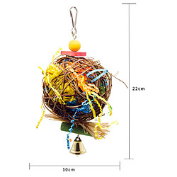 2xbird Jouet à Mâcher Pour Oiseau Perroquet Perruche Cocl Perruche Cage Jouet