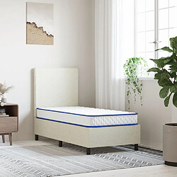 vidaXL Matelas en mousse à mémoire de forme blanc 80x160x17 cm