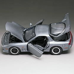 Universal Métal moulé sous pression 1/32 Japan Classic RX7 Modèle de voiture Salon de meubles Collection Jouets pour enfants | Voiture jouet moulée sous pression (gris)