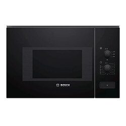 Micro-ondes solo 20l 800w encastrable noir - BFL520MB0 - BOSCH 