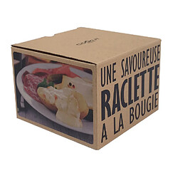 Avis 2 sets à raclette individuel à la bougie Rouge Cookut