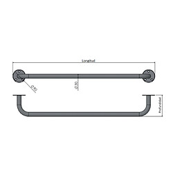 Barre Murale de Support d'Ustensiles P.150mm - Distform