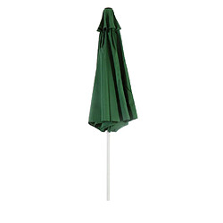 Avis Decoshop26 Parasol de jardin Ø 2,7m inclinable polyester/aluminium 5kg vert 04_0003878