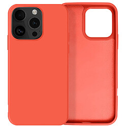 Avizar Coque pour iPhone 16 Pro Semi-rigide Soft-touch Anti-traces Corail 