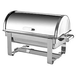 Chafing Dish Rectangulaire avec Couvercle Roll Top 9,5 L - Pujadas 