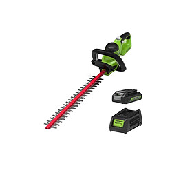 Taille-haies 61 cm GREENWORKS 40V - 1 batterie 2.0 Ah - 1 chargeur - G40HT61K2