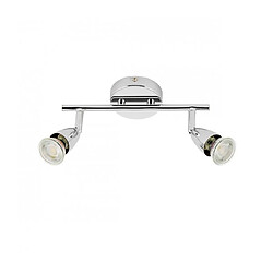 Endon Spot Amalfi 2 ampoules Acier Chrome