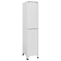 Acheter vidaXL Armoire à casier avec 2 compartiments 38x45x180 cm