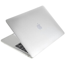 Coque en TPU texture en fibre de carbone transparent pour votre MacBook Air 13.3-pouces (A1369/A1466)