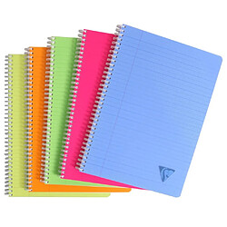 Clairefontaine Cahiers à reliure spiralée 90 Feuilles à réglure 5 pcs