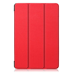 Etui en PU support triple rouge pour votre Apple iPad mini (2019) 7.9 pouces/mini 4