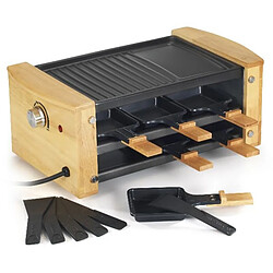 Appareil à raclette 6 personnes 900w + grill - kcwood.6rp - KITCHEN CHEF