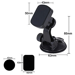 Universal Universel Magnétique Porte Voiture Pare-brise Ventouse Support 360 Pivotant Support GPS Porte Téléphone Portable pour 11 | Porte Téléphone Portable Rep. pas cher