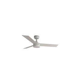 Faro Barcelona Petit ventilateur de plafond blanc mené de C.C avec la vitesse futée du moteur 6 de moteur de C.C