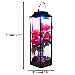 Acheter Lampe LED Couleur Fleur Rose Décoration Cadeau Saint Valentin Rose Rouge