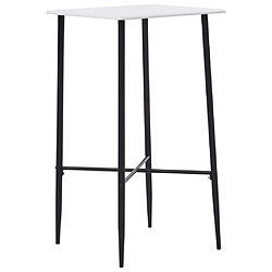 vidaXL Ensemble de bar 3 pcs Plastique Noir