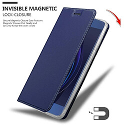 Cadorabo Coque Honor 8 / 8 PREMIUM Etui en Bleu pas cher