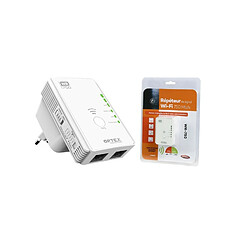 Avis Répéteur de signal Wi-Fi 750 Mbs Optex 725829 - Double bande fréquence 2,4GHz & 5GHz Point d’accès 750 Mb/s