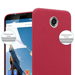 Avis Cadorabo Coque Motorola Google NEXUS 6 Etui en Rouge