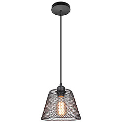 Avis Stoex Lustre suspension industrielle en métal cage 20cm style rétro creative corde rég