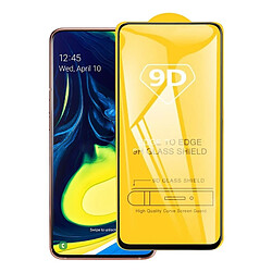 Wewoo Film de verre trempé de plein écran de colle 9D pour Galaxy A90 et A80