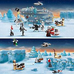 Avis LEGO 75307 Star Wars Calendrier de l'Avent 2021 Jouet Enfants +6 ans, The Mandalorian Idée de Cadeau pour Noël, Figurine