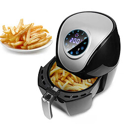 Universal Friteuse électriqueNon-friteurSmart-TouchscreenTimerFriteuse à air non fuméeFour multifonctionnelCuisine(Le noir) pas cher