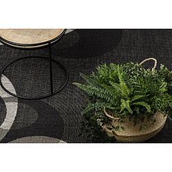 RUGSX TAPIS EN CORDE SIZAL FLOORLUX 20078 NOIR argentin 160x230 cm pas cher