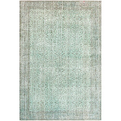 Vidal Tapis de laine 305x206 turquoise Ultra Vintage 