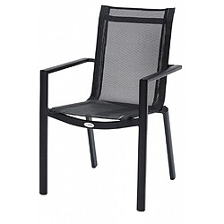 Avis Wilsa Garden Ensemble IBIZA 8/10p en aluminium gris/noir et 8 fauteuils en textilène