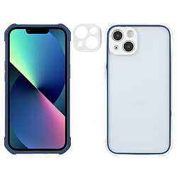 Coque en TPU + acrylique coussins d'angle améliorés et antichute bleu pour votre Apple iPhone 13 6.1 pouces