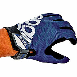 Gants de travail Sparco Meca III Nraz Bleu - M pas cher