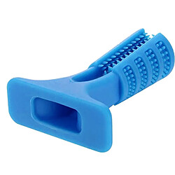 Acheter Wewoo Entretien animaux Brosse à dents molle en caoutchouc pour chiens, taille: S (bleu)