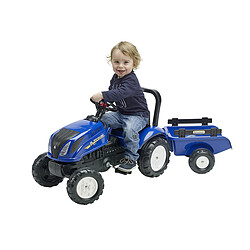 Falk / Falquet Tracteur enfant New Holland avec remorque 2 à 5 ans - Falk