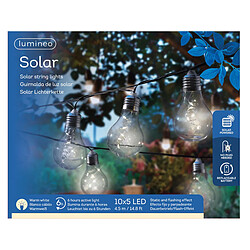 Avis JARDIéco Guirlande lumineuse guinguette solaire électrique LED 5 m - Jardideco