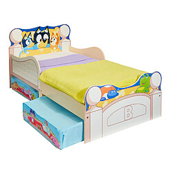 Pegane Lit pour enfants avec tiroir de rangement - Longueur 143 x profondeur 77 x hauteur 63 cm